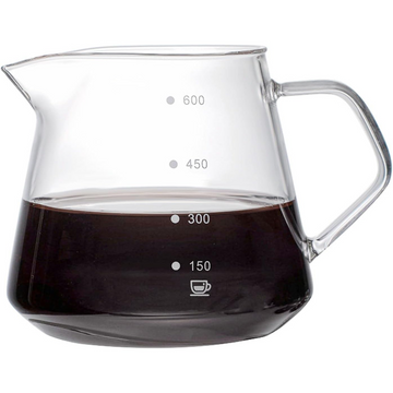 600ml Glass Drip Coffee maker coffee Pot with Drip Filter Coffee Share Pot (A-600)