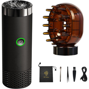 Electric Bakhoor Burner With Comb, Portable Electric Oud Incense, Long Lasting Battery