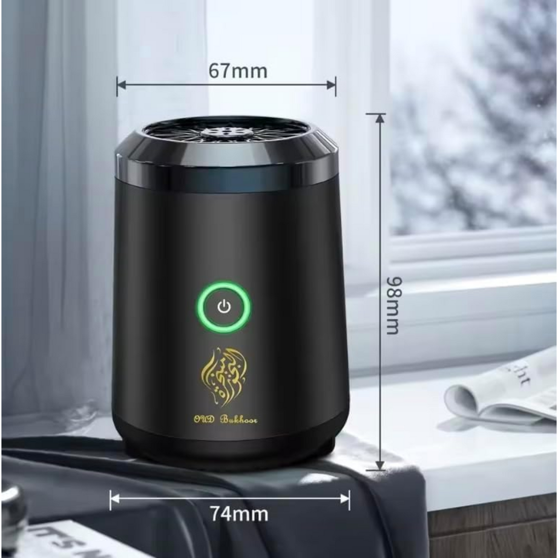 Bakhoor Burner, Electric Oud Incense, Aroma Diffuser with long lasting battery, Usb Rechargeable