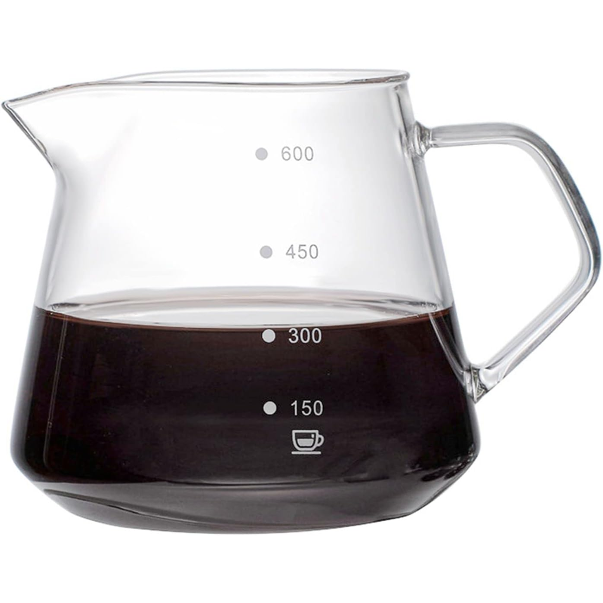 600ml Glass Drip Coffee maker coffee Pot with Drip Filter Coffee Share Pot (A-600)