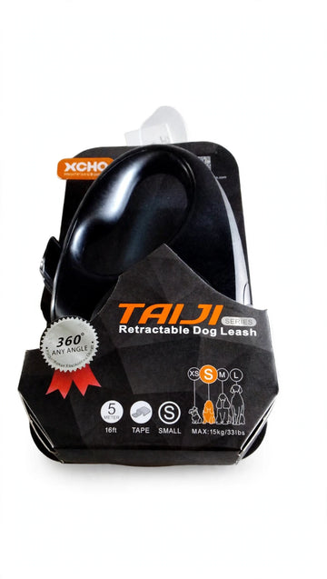 TAIJI Retractable Dog Leash - 5 Meter - 360° Tangle Free - Size S