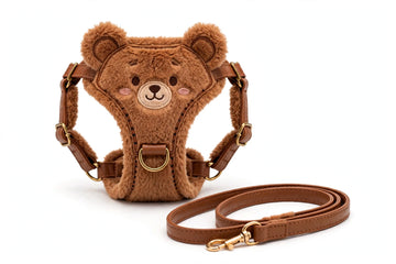 Teddy Bear Cat Harness & Leash - For Daily Walks